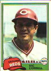 1981 Topps Baseball Cards      628     Vic Correll